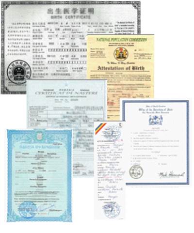 Exemples de documents que nous avons traduits pour nos clients.